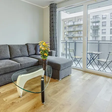 Sea And City With Balcony By Rentujemy Apartment Gdansk